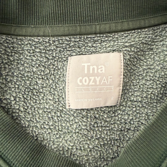 TNA CozyAF Green Crewneck - Picture 2 of 2